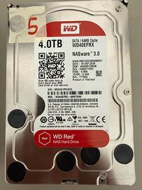 Hard Disk Western Digital RED 4TB WD NAS