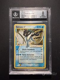 Pokemon Suicune Gold Star Beckett Bgs 8 ITA 115