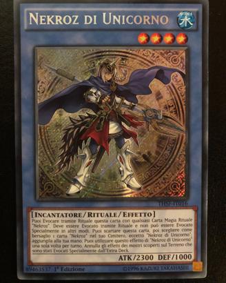 Yugioh nekroz di unicorno thsf it016 segreta 1ª