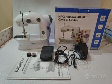 Mini Macchina da Cucire Kasanova + Alimentatore