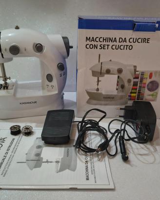 Mini Macchina da Cucire Kasanova + Alimentatore