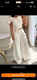 Completo bianco avorio