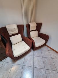 Poltrone vintage vero midolino