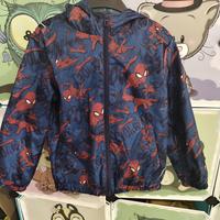 Giacca antivento bimbo 6/7 anni spider-man