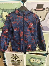 Giacca antivento bimbo 6/7 anni spider-man