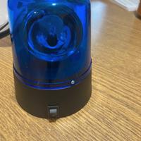 Sirena Party, LED Lampeggiante Blu con Riflett