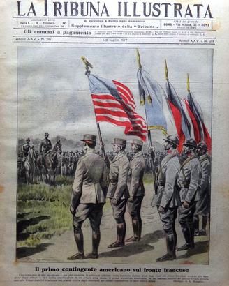 La Tribuna Illustrata 1 Luglio 1917 Carso WW1