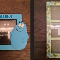 2 cornici bimbi, di cui 1 Barbapapa'  Cornice port