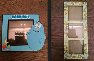 2 cornici bimbi, di cui 1 Barbapapa'  Cornice port