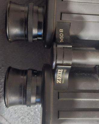 Binocolo Zeiss 7×50 gommato