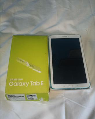 Tablet Samsung Galaxy Tab E bianco funzionante