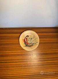 Set 3 Piattini Vintage in Bambù Intrecciato