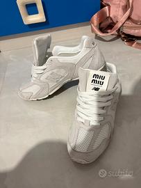 New balance x miu miu biache taglia 41.5