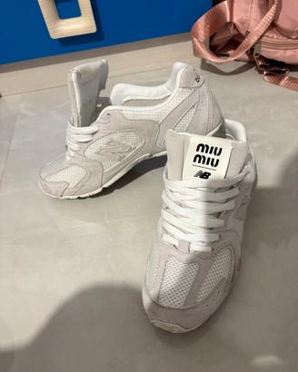 New balance x miu miu biache taglia 41.5