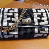 Borsa handmade cordino su rete