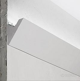 Cornice in gesso per striscia led luce indiretta