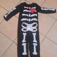 Costume Carnevale/Halloween Skeketon/Scheletro 