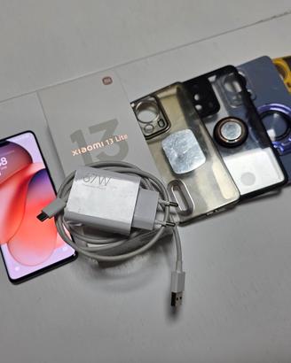 Xiaomi 13 Lite Perfetto + Caricabatterie e 4 Cover