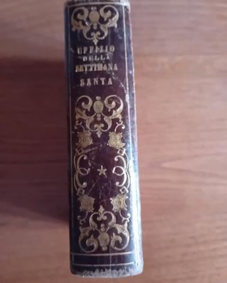 Libro antico-Uffizio della Settimana Santa 1867