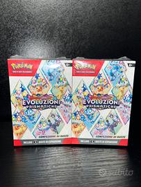 Pokemon tcg: Bundle evoluzioni prismatiche coppia