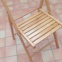 3 SEDIE IN LEGNO (APRI E CHIUDI) DOGATE