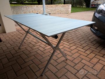 Tavolo da campeggio pieghevole in alluminio nova