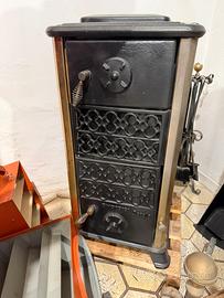 Stufa a legna vintage