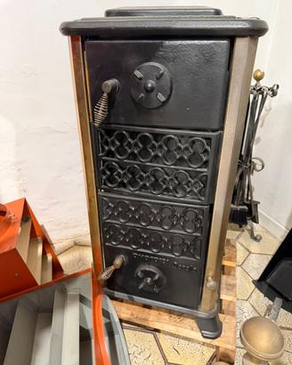 Stufa a legna vintage