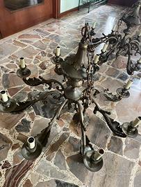 Due candelabri a lampadina d’epoca