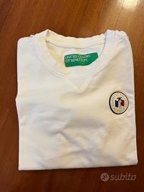 Felpa bianca Benetton