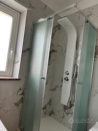 Box doccia 90x80 vetro temperato 6mm