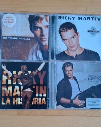 4 CD originali di Ricky Martin