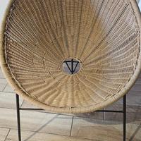 SEDIA STILE ACAPULCO NUOVA MARCA SKLUM IN VIMINI