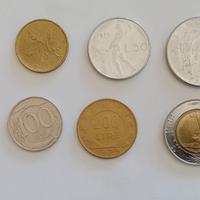 Monete 5,10,20,50,100,500 e 1000 lire-N. 140 pezzi