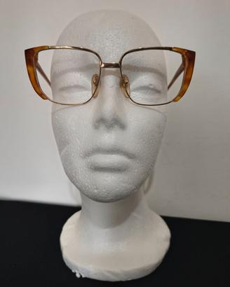 Montatura Occhiali Valentino vintage oro-arancio