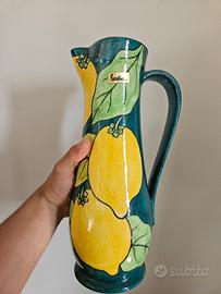 Caraffa limoni ceramica di Salerno 