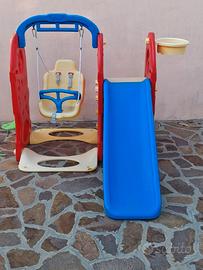 scivolo più altalena 