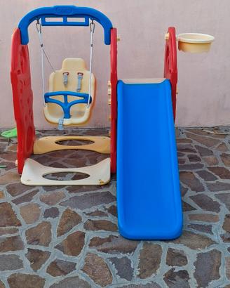 scivolo più altalena 