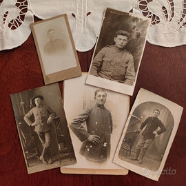 Antiche foto di militari