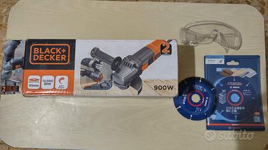 Smerigliatrice Angolare Black&Decker + 2 dischi