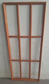 Telai in legno x porte singoli e doppi all'inglese