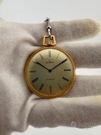 Helvetia - orologio tasca a carica - placcato oro