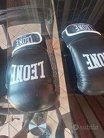guantoni boxe Leone per boxe,fitboxe e sacco tg .m