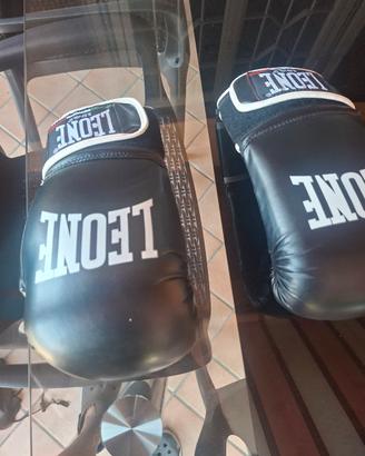 guantoni boxe Leone per boxe,fitboxe e sacco tg .m
