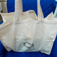 Gucci shop bag borsa sacco stoffa velluto gadget 