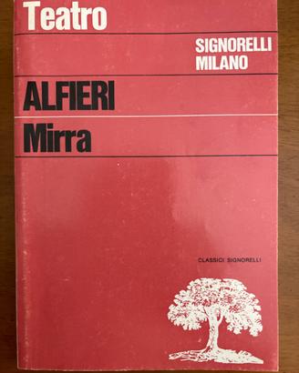 Vittorio Alfieri Mirra Signorelli editore 
