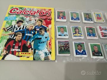 Set completo figurine album panini 1998-99 + album