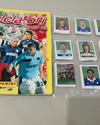 Set completo figurine album panini 1998-99 + album