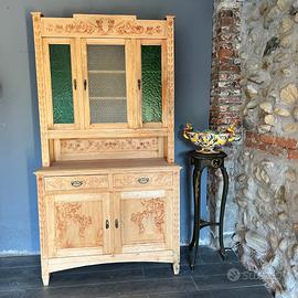 CREDENZA INIZIO 900 RESTAURATA GREZZA AL NATURALE