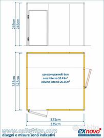 cella TN 3X3 modulare a prezzo speciale